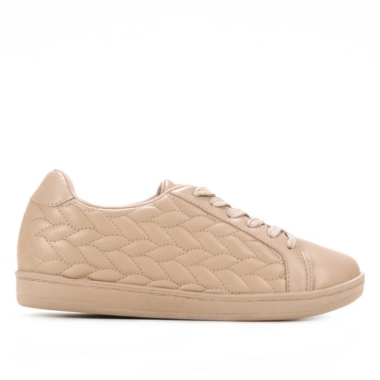 Tênis Modare Confort Matelassê Feminino - Bege Menor preço em Tênis Modare Confort Matelassê Feminino - Bege