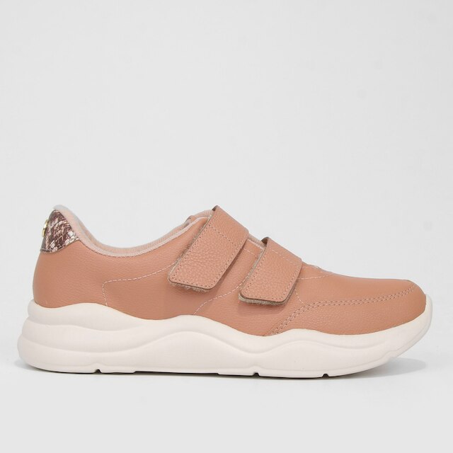 Tênis Modare Liso C/ Fecho de Contato Feminino - Nude é boa?