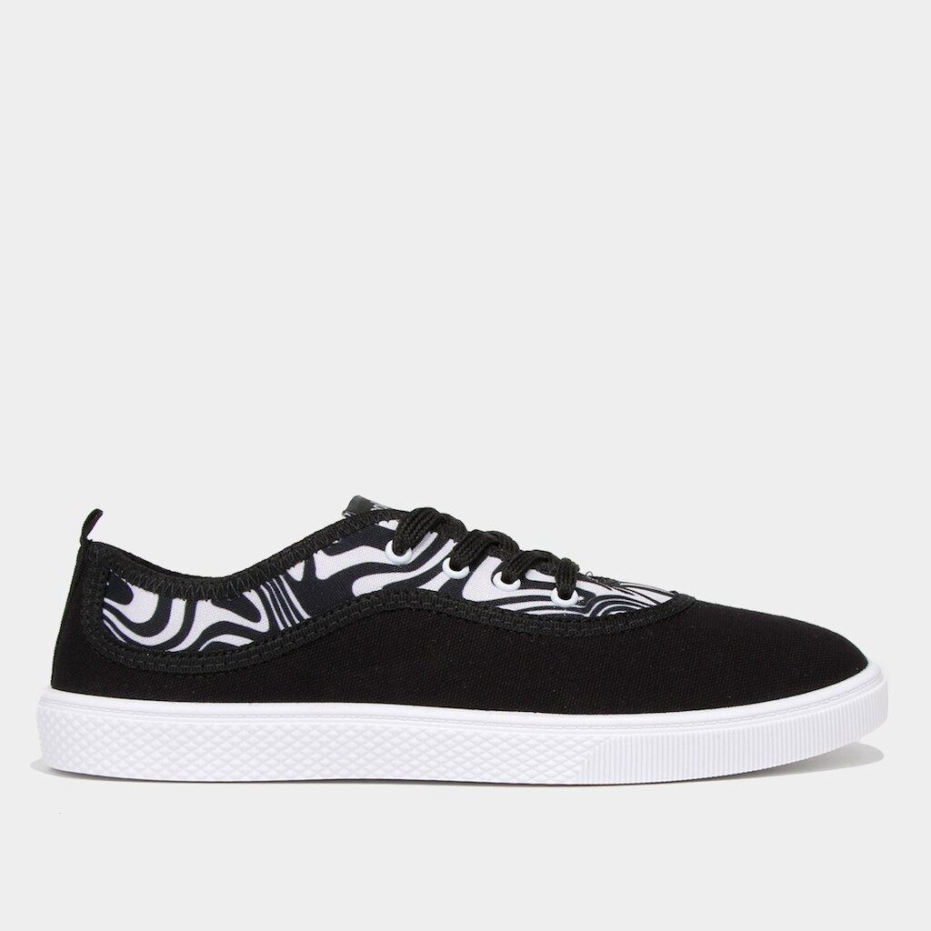 Tênis Moleca Cano Baixo Animal Print Feminino