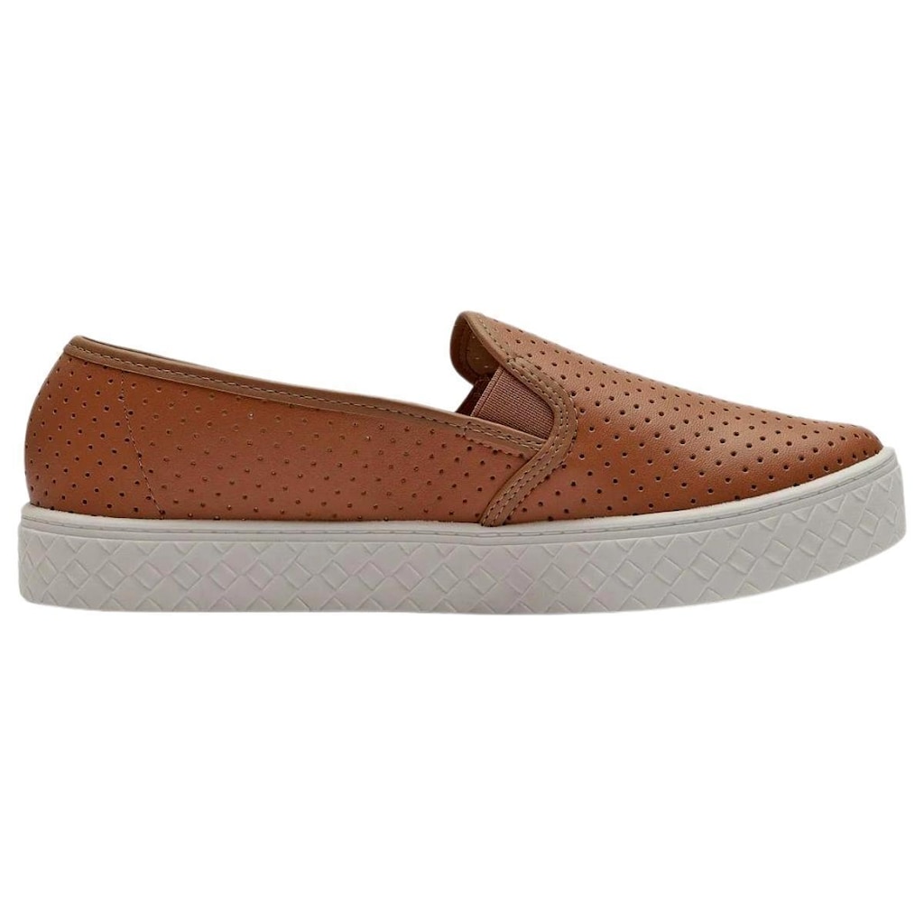 Tênis Moleca Casual Slip On Flatform Feminino