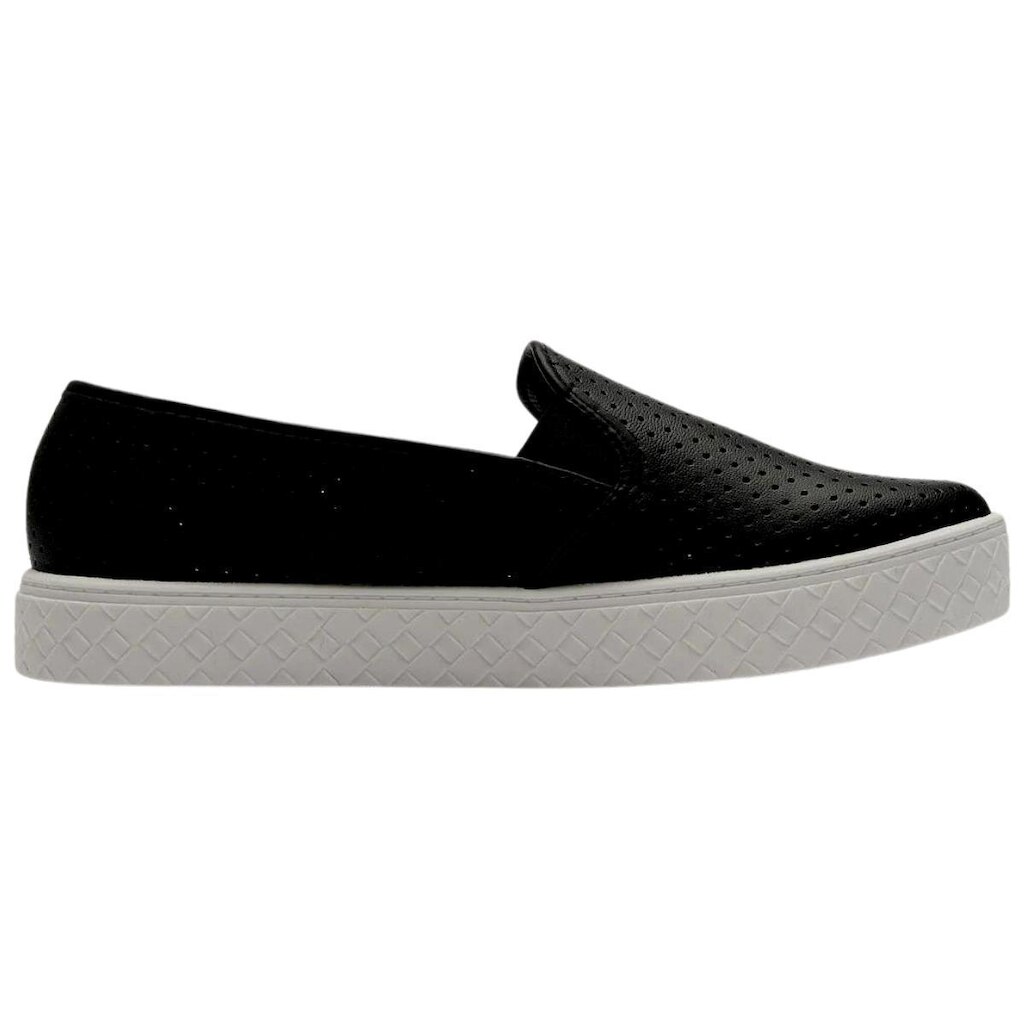 Tênis Moleca Casual Slip On Flatform Feminino