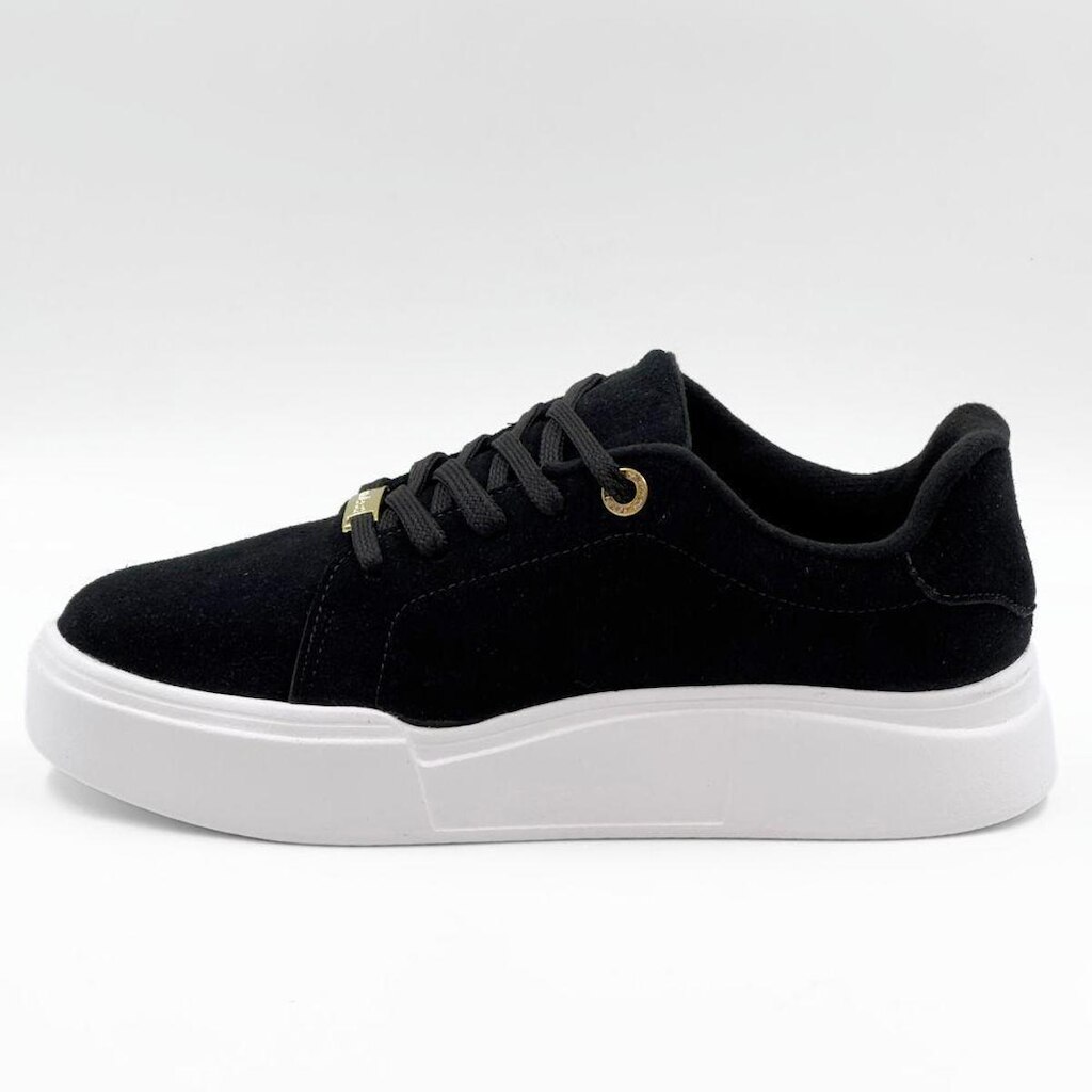Tênis Moleca Flatform Casual em Camurça Feminino