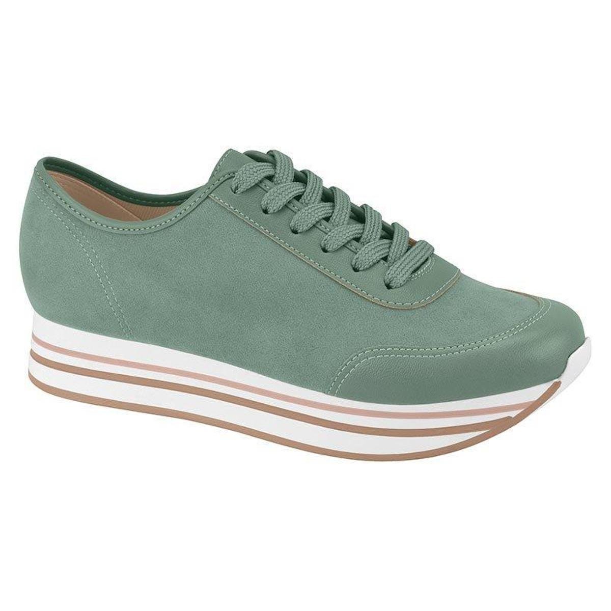 tenis flatform verde