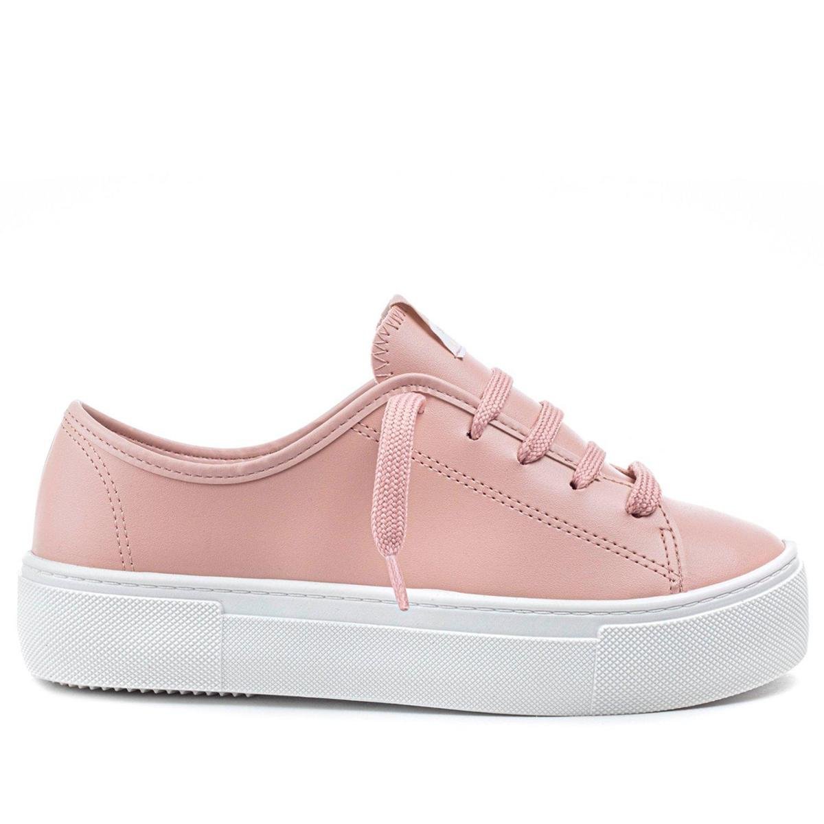 Tênis Moleca Plataforma Rosa Netshoes