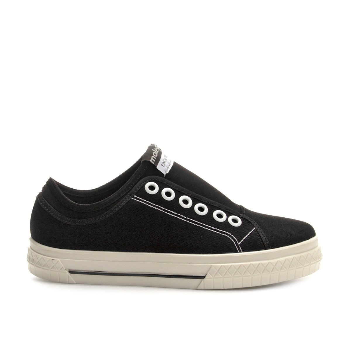 Tênis Moleca Sem Cadarço-564410416237 - Preto | Netshoes
