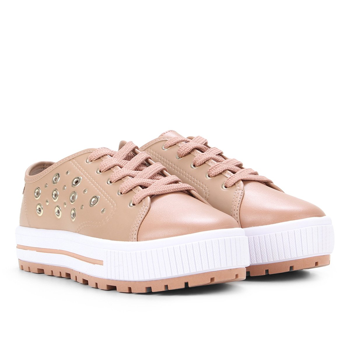 Tênis Moleca Tratorado Perfuros Feminino Menor preço em Tênis Moleca Tratorado Perfuros Feminino