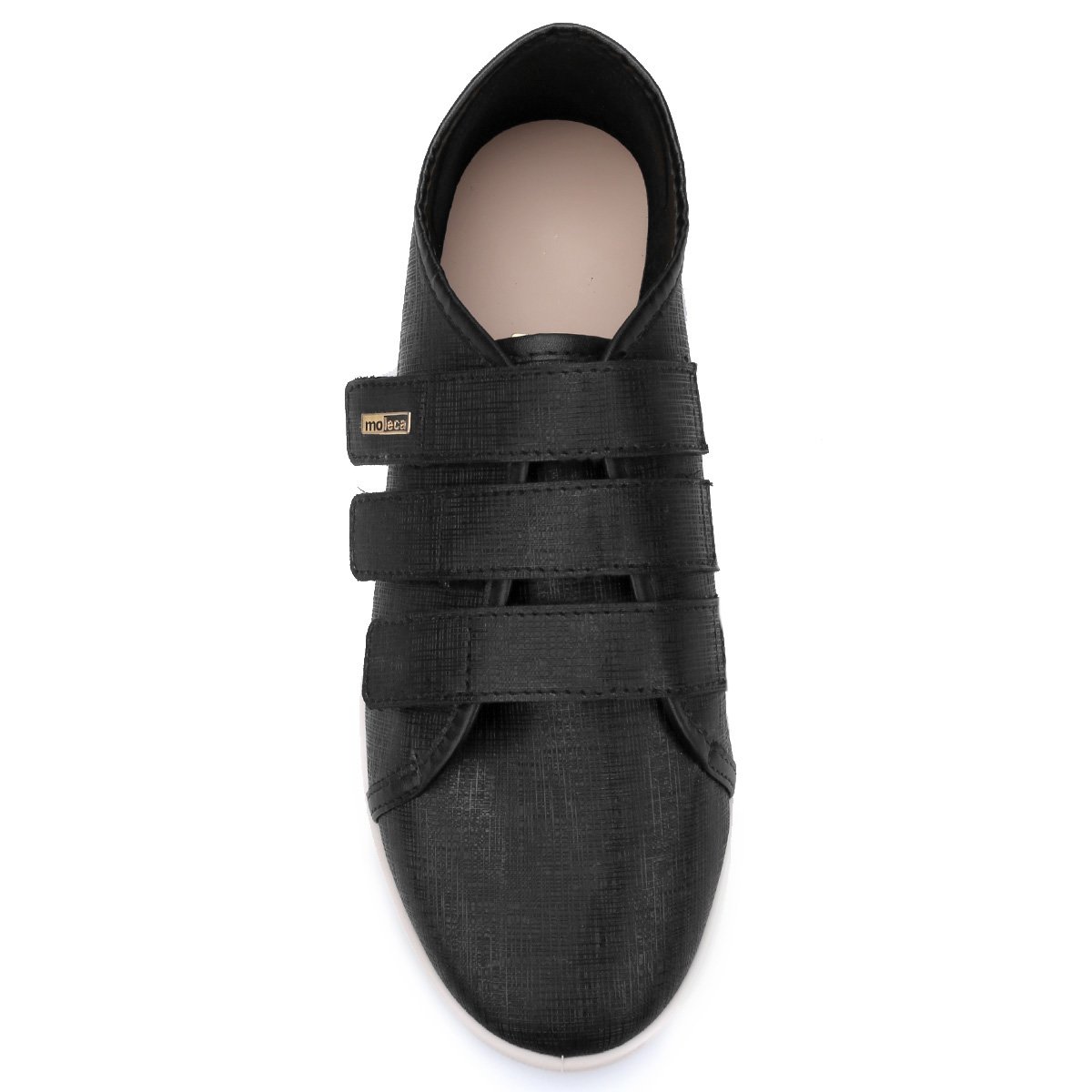 Tênis Moleca Velcro - Preto | Netshoes