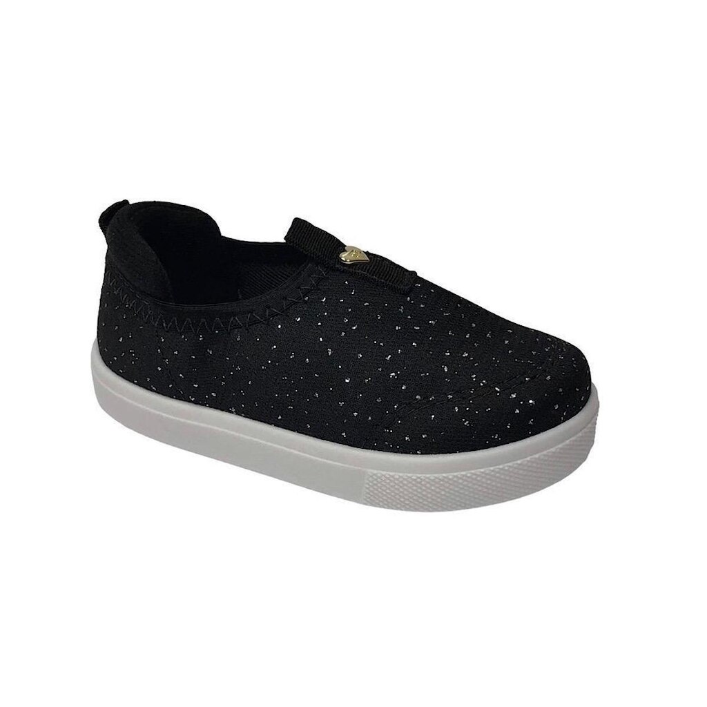 Tênis Molekinha Bebê Slip On Calce Fácil 2118.570 Preto