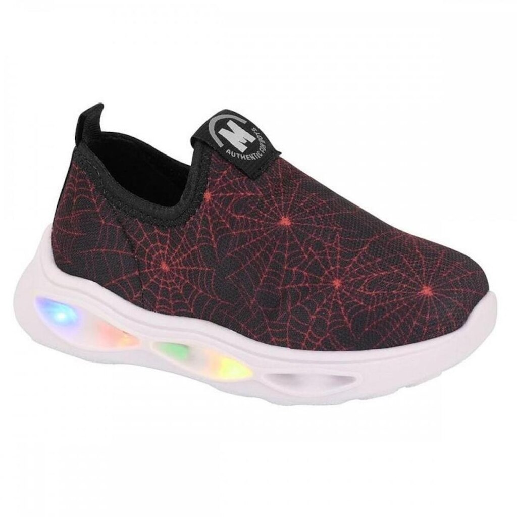 Tenis Molekinho 2620.223 Led Calce Facil Menino Infantil