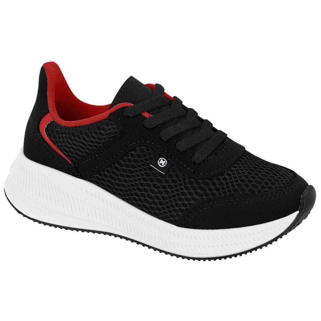 Tênis Molekinho 2841.217 Infantil - Preto/Vermelho