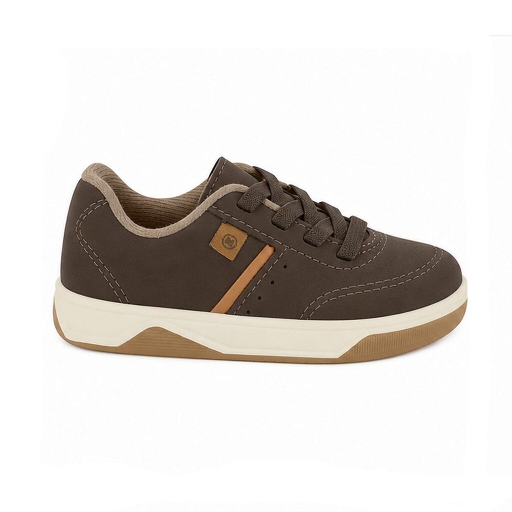 Tênis Molekinho Casual Com Detalhes Bege 2623.124