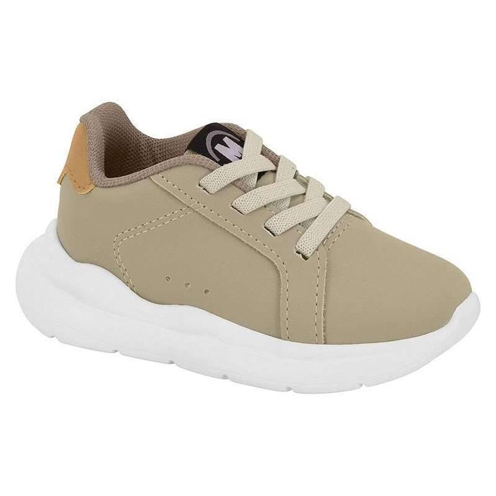Tênis Molekinho Casual Infantil Menino Conforto - Bege