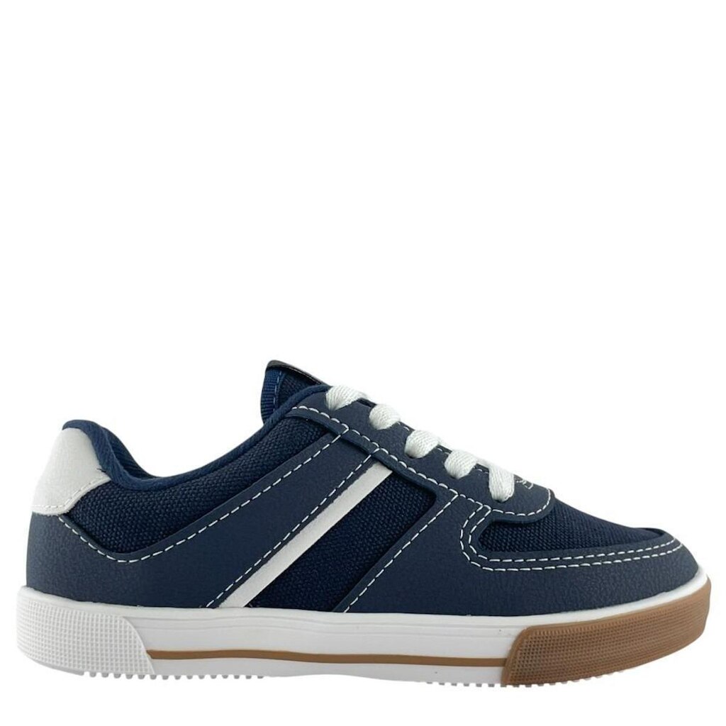 Tênis Molekinho Infantil Menino Baixo Azul Branco 2842225