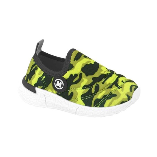 Tênis Molekinho Slip On - Menino - Amarelo Menor preço em Tênis Molekinho Slip On - Menino - Amarelo