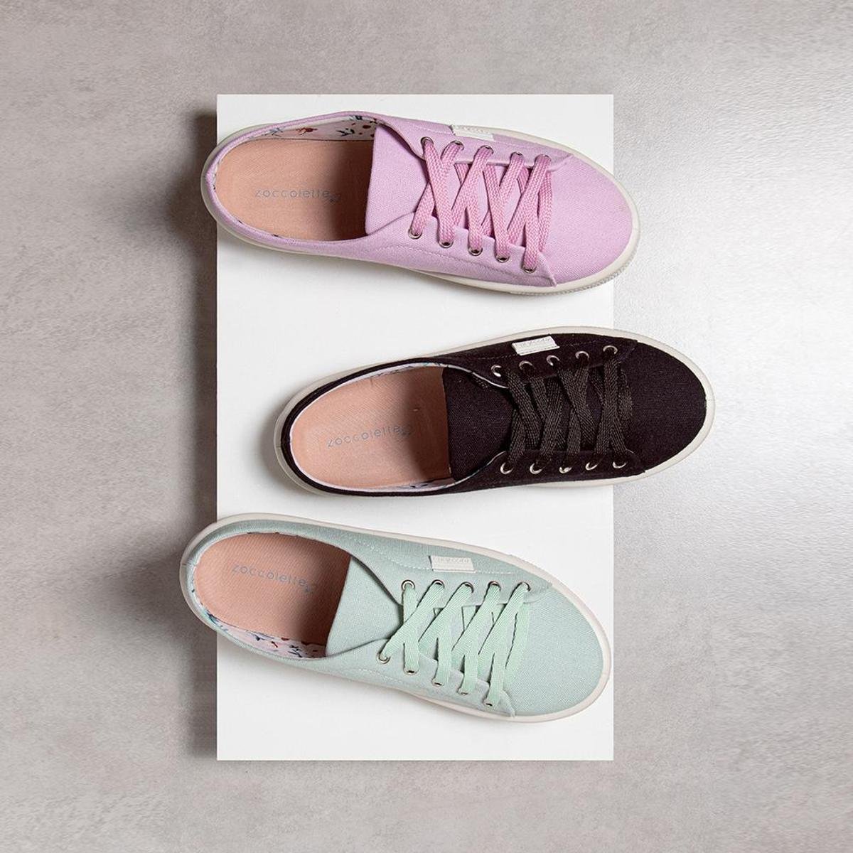 Tenis Mule Casual Feminino Menta - Verde | Netshoes