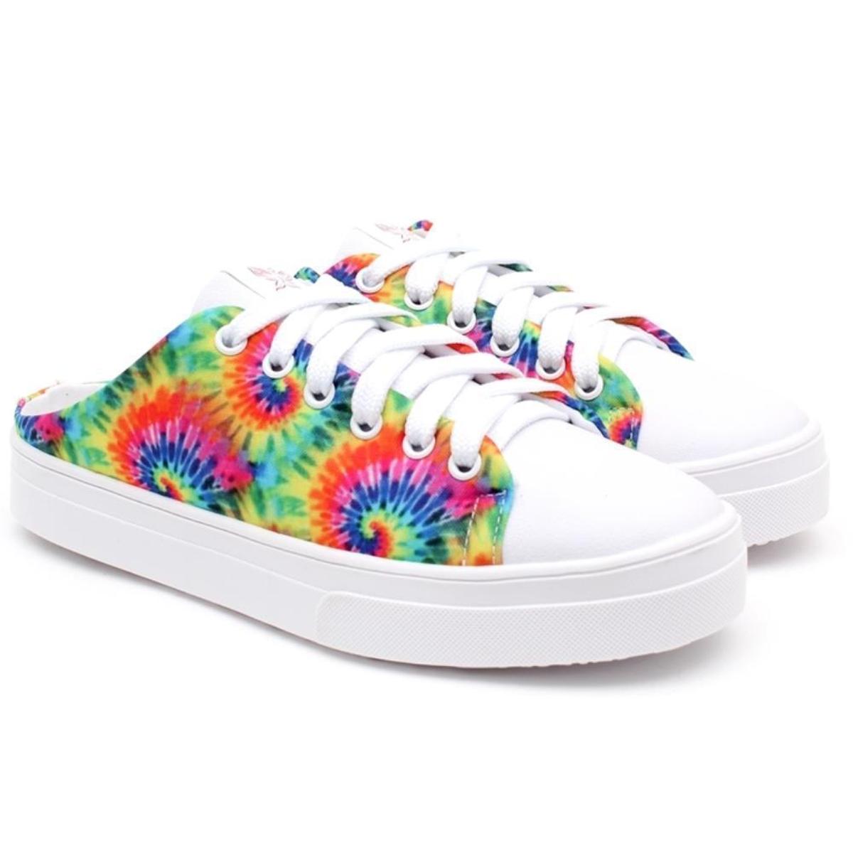 Tênis Mule Feminino Tropical Cadarço Conforto - Azul | Netshoes