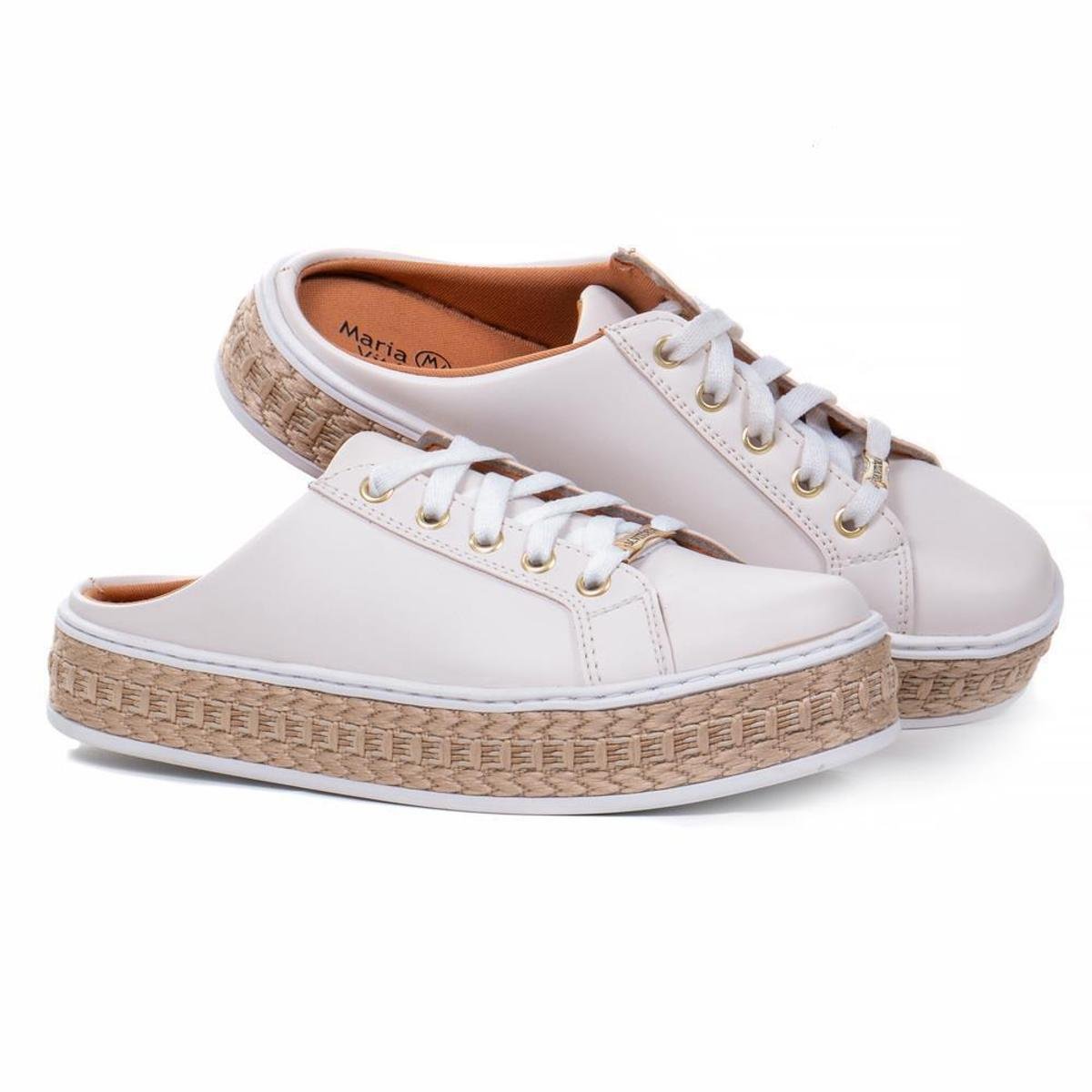 Tênis Mule Feminino Versátil Gorgurão Confortável Macio Menor preço em Tênis Mule Feminino Versátil Gorgurão Confortável Macio