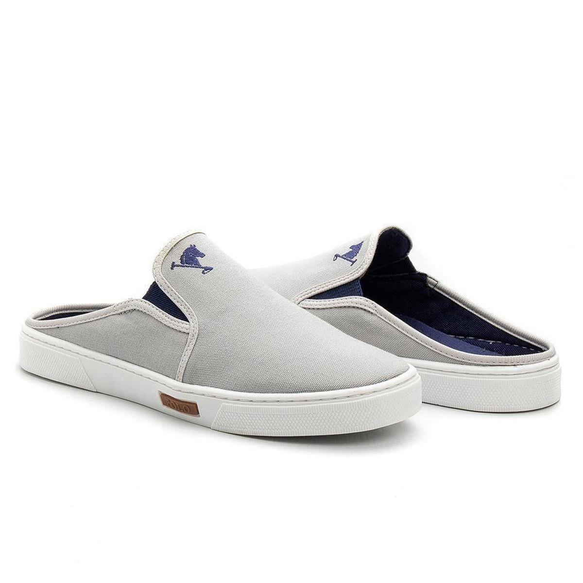 Tênis Mule Masculino Calce Fácil Conforto Estilo Elegante - Cinza | Netshoes