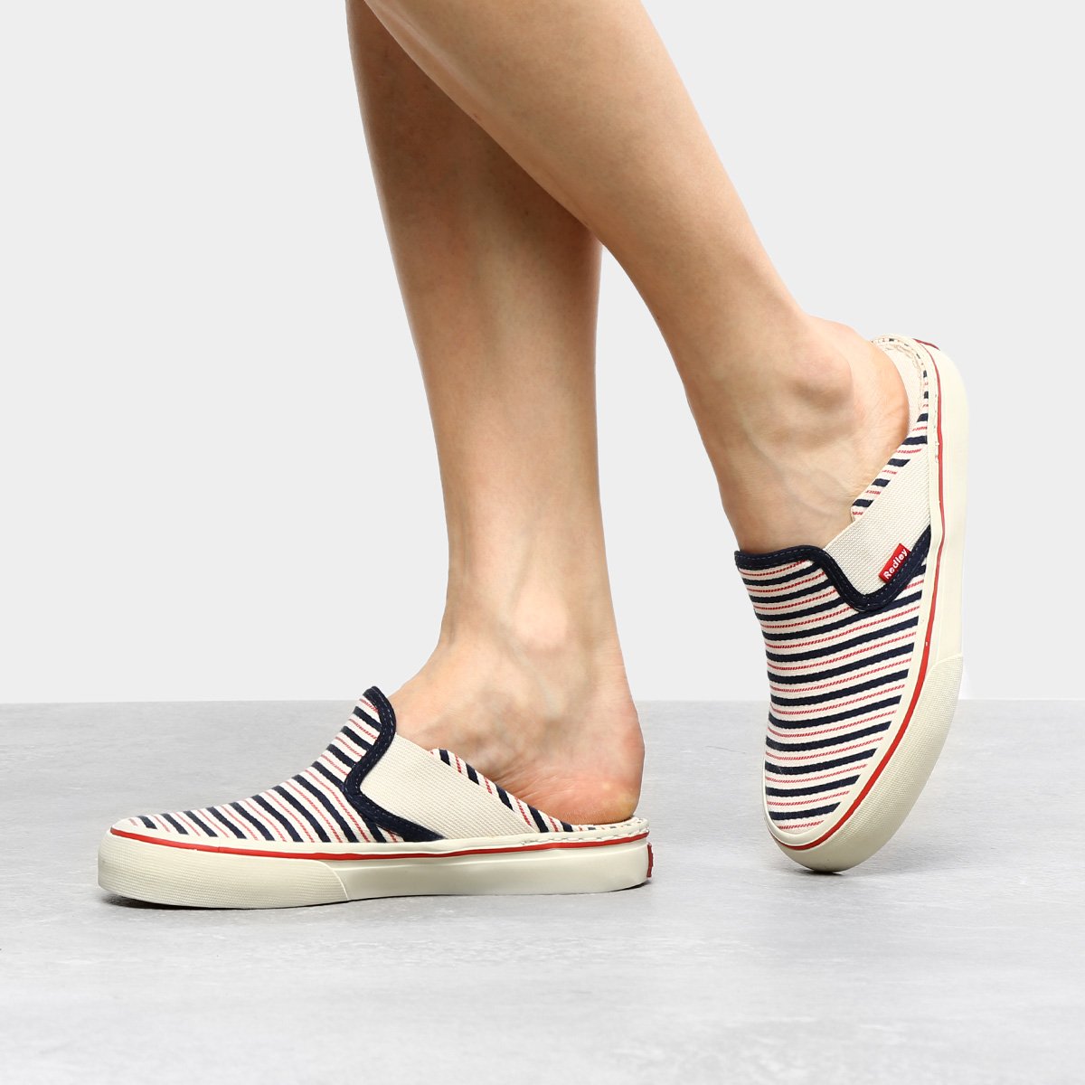 Tênis Mule Redley IR Listrado - Listrado | Netshoes