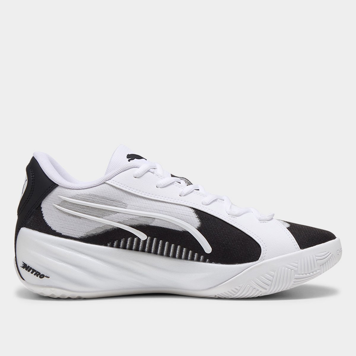 Tênis NBA Puma All-Pro Nitro Team - Branco+Preto | Netshoes