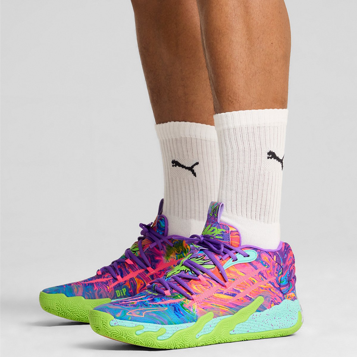 Tênis NBA Puma MB.03 Be You Masculino - Roxo+Verde | Netshoes