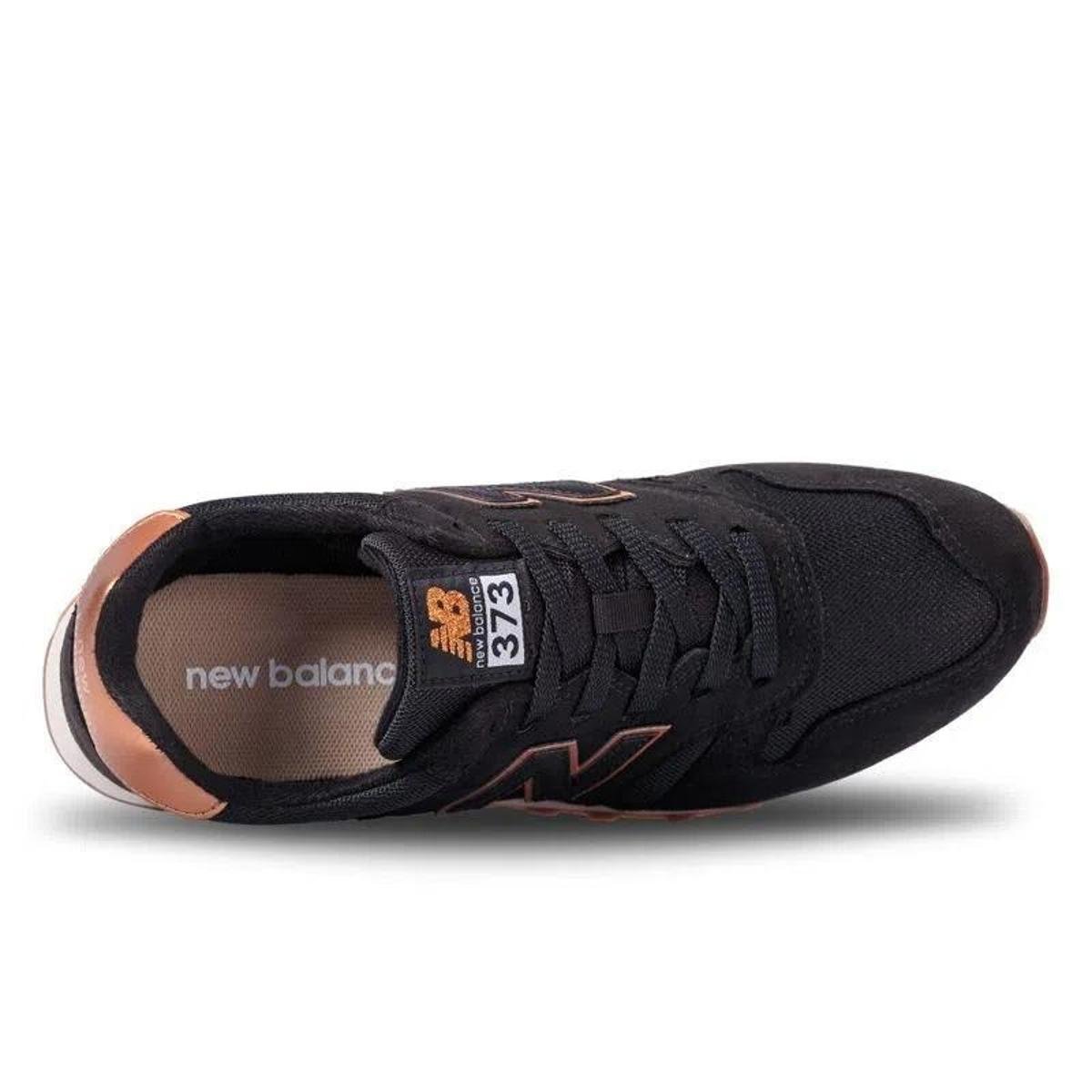 Tênis New Balance 373 Feminino Original - Preto Bronze | Gmar Tênis New Balance 373 Feminino Original - Preto Bronze | Gmar