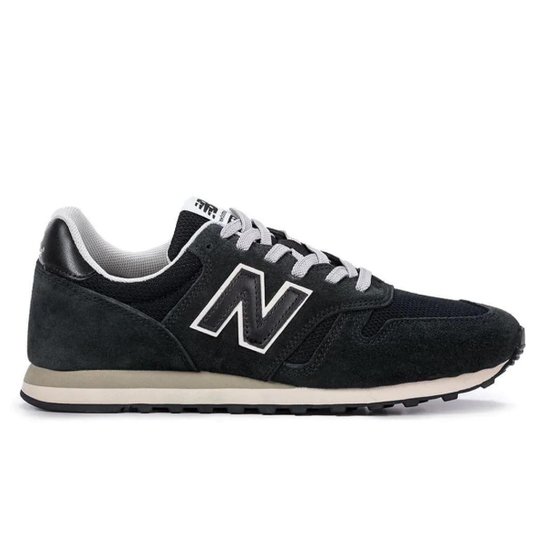 Tênis New Balance 373 ML373LL2 Masculino Preto - Preto+Branco Menor preço em Tênis New Balance 373 ML373LL2 Masculino Preto - Preto+Branco