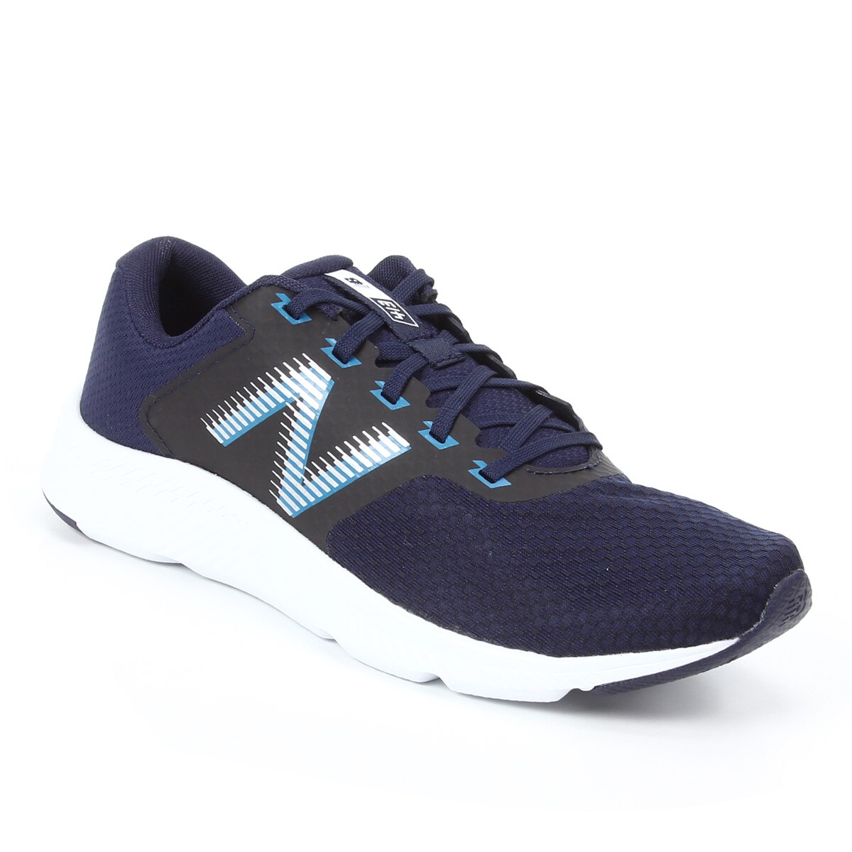 new balance preto e azul