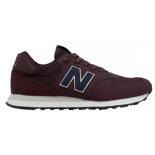 Tênis New Balance 500 Vinho+Azul Menor preço com cupom