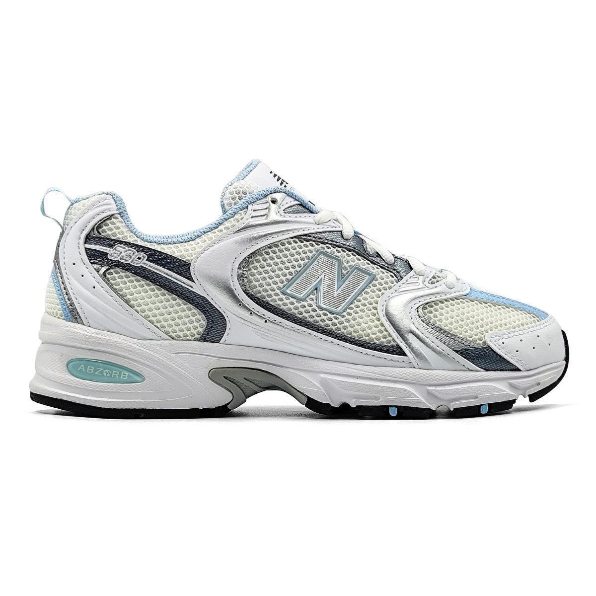 Tênis New Balance 530 Unissex - Branco+Azul | Netshoes