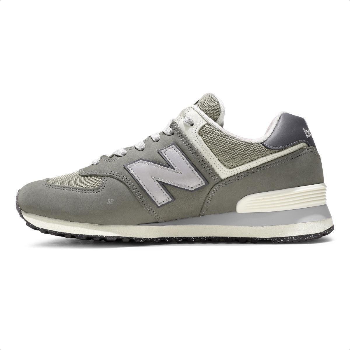 Tênis New Balance 574 V2 Unissex - Cinza+Prata | Netshoes