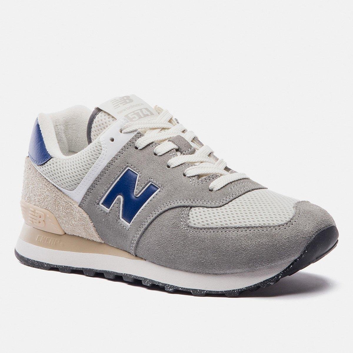 Tênis New Balance 574 V2 Unissex - Cinza+Lilás | Netshoes