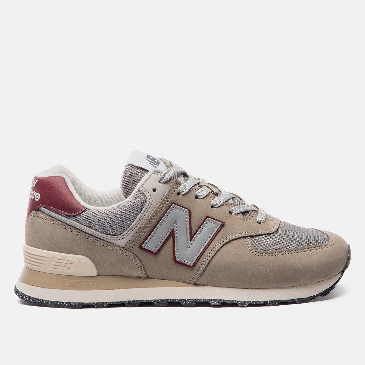 New Balance　574 Tênis Couro New Balance 574 V'2 Feminino | Loja SAO Store