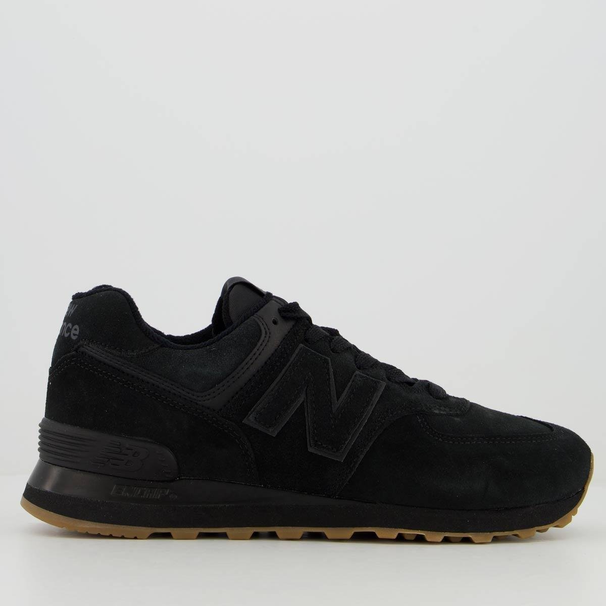 Tênis New Balance 574V2 Preto e Marrom
