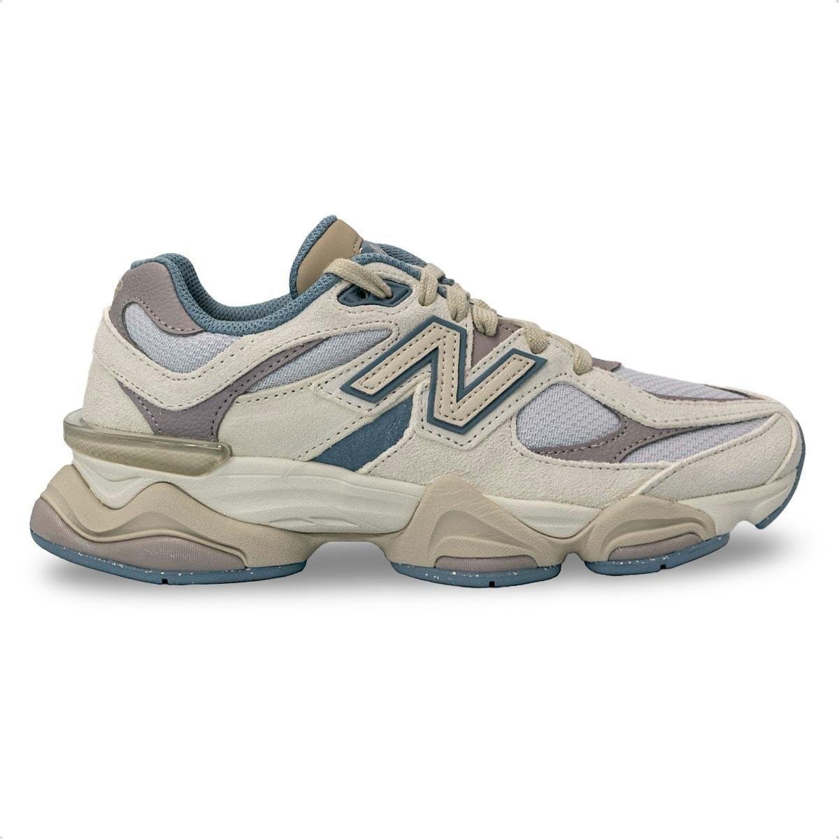 Tênis New Balance 9060 - Off White+Azul | Netshoes