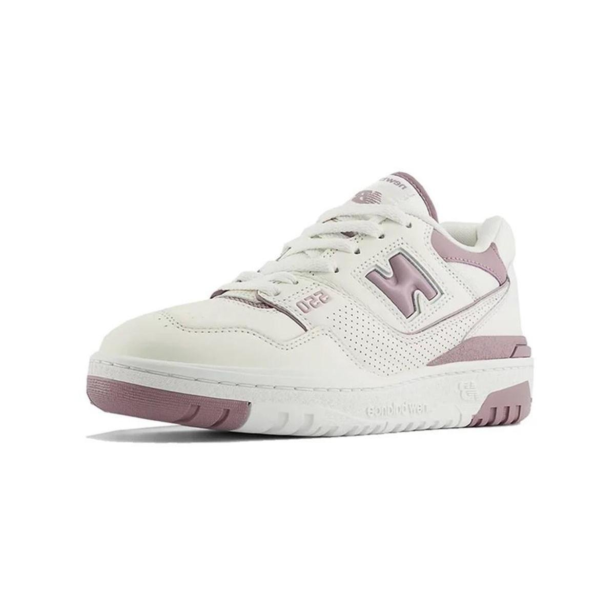 Tênis New Balance BBW550 White Mauve Menor preço em Tênis New Balance BBW550 White Mauve