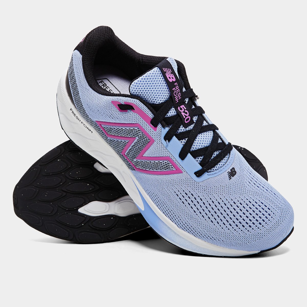 Sepatu New Balance 997 Feminino Rosa Tênis New Balance 520 Lilas