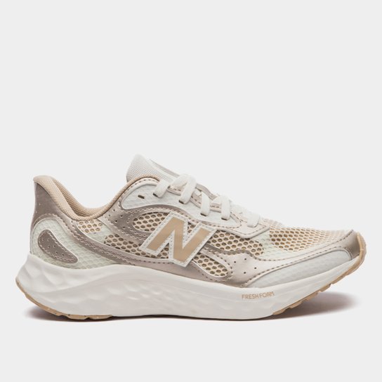 Tênis New Balance Fresh Foam Arishi V'4 Feminino Bege+Off White