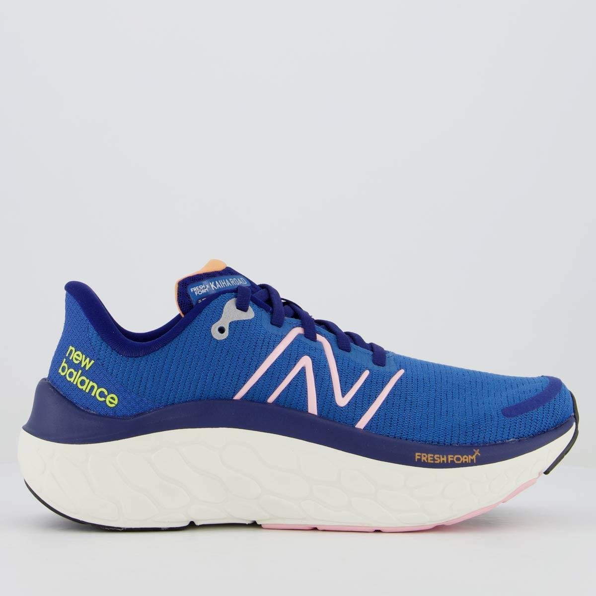 Tênis New Balance Fresh Foam X Kaiha Road Feminino Azul e Rosa