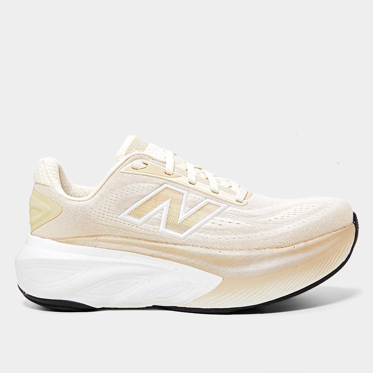 Tênis New Balance Fresh Foam x More V6 Feminino - Bege | Netshoes