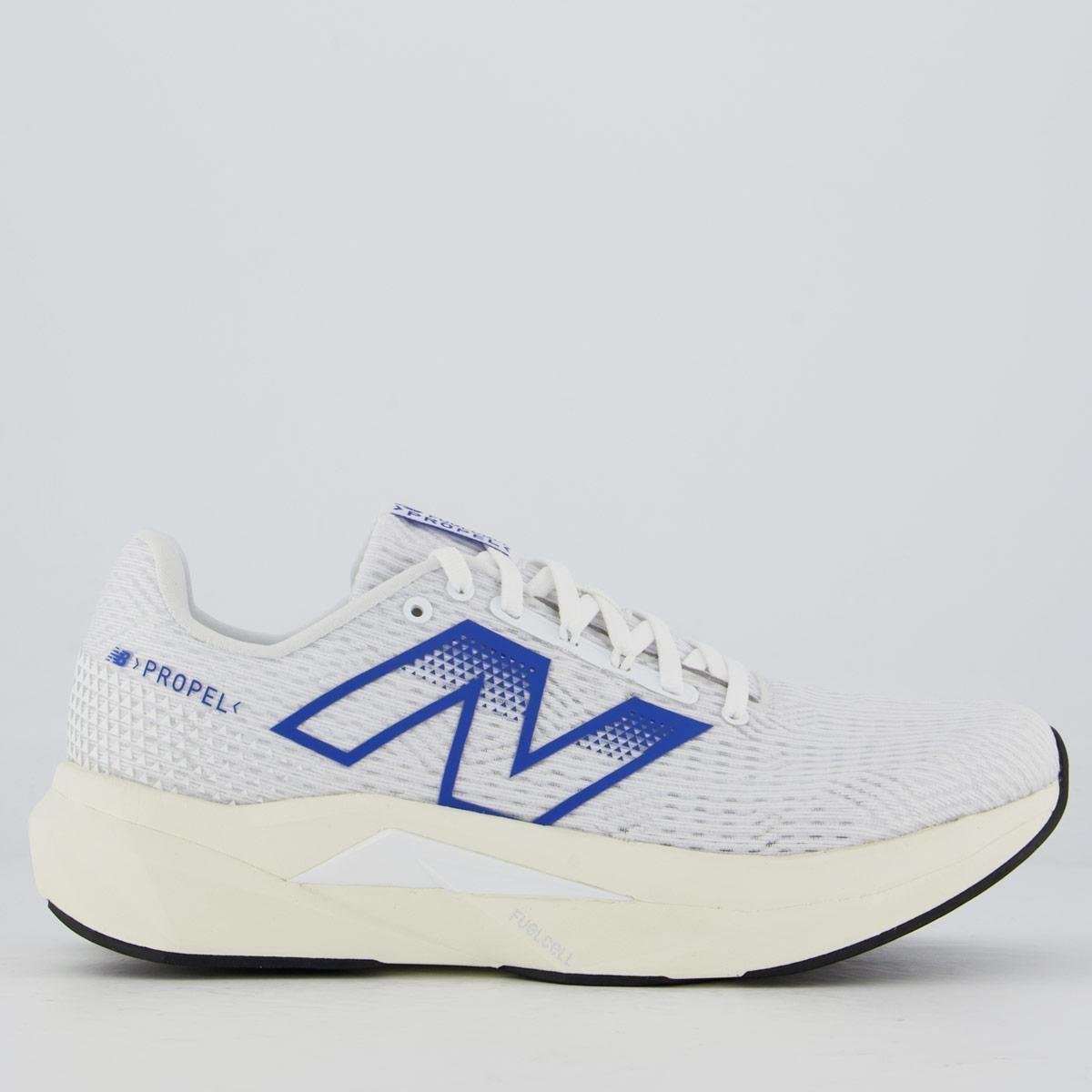 Tênis New Balance Fuelcell Propel V5 Branco Menor preço em Tênis New Balance Fuelcell Propel V5 Branco