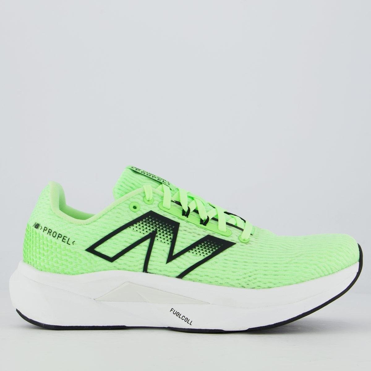 Tênis New Balance Fuelcell Propel V5 Verde Menor preço em Tênis New Balance Fuelcell Propel V5 Verde