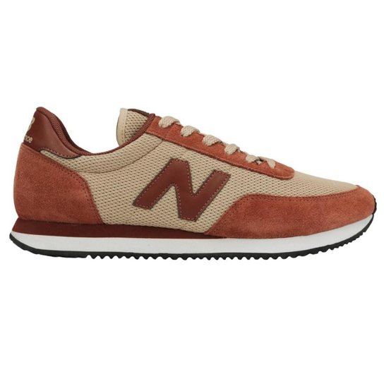 Tênis New Balance Masculino 720 - Bege+Marrom Menor preço em Tênis New Balance Masculino 720 - Bege+Marrom