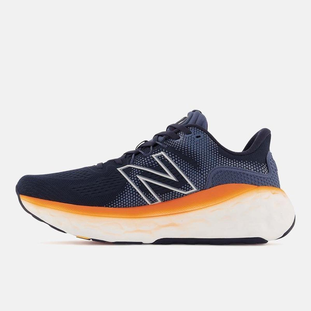 TĂȘnis New Balance More V3 Corrida Masculino Azul Marinho Netshoes