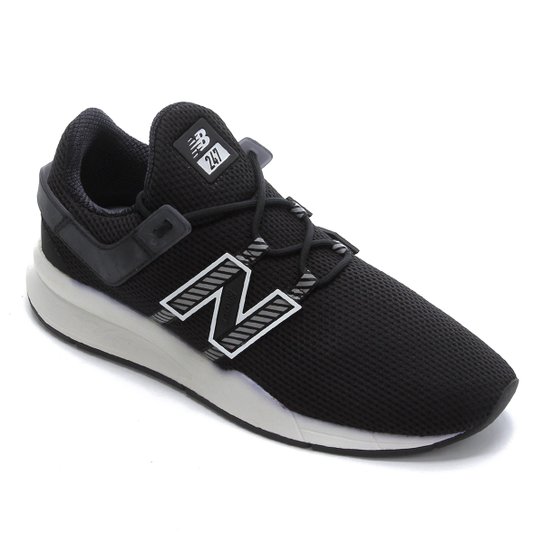 Tênis New Balance MS247 Masculino - Preto+Branco Menor preço em Tênis New Balance MS247 Masculino - Preto+Branco