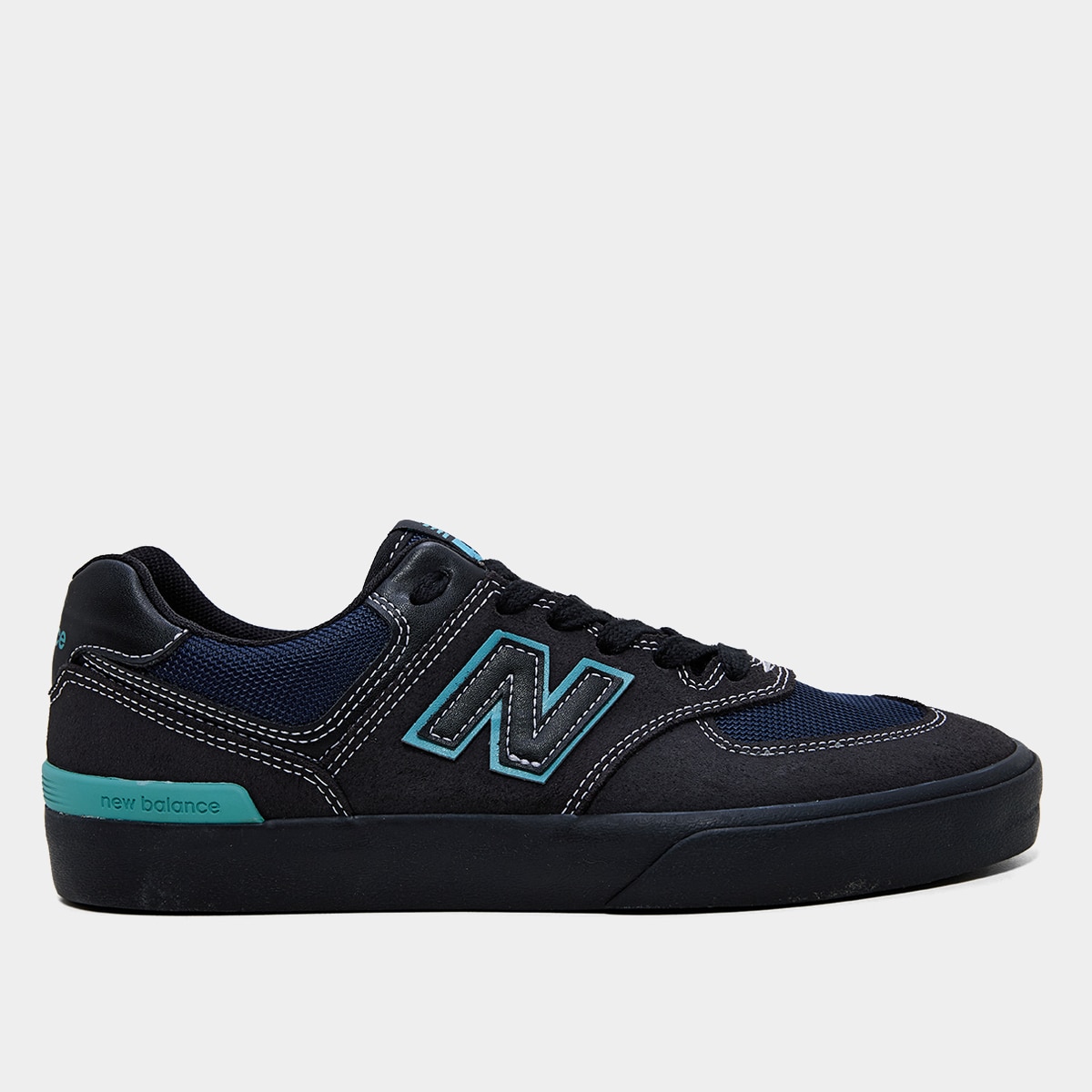 Tênis New Balance NM 574 Masculino - Preto+verde | Netshoes