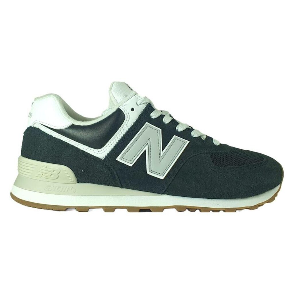 Tênis New Balance U574PC2 Masculino Preto e Branco