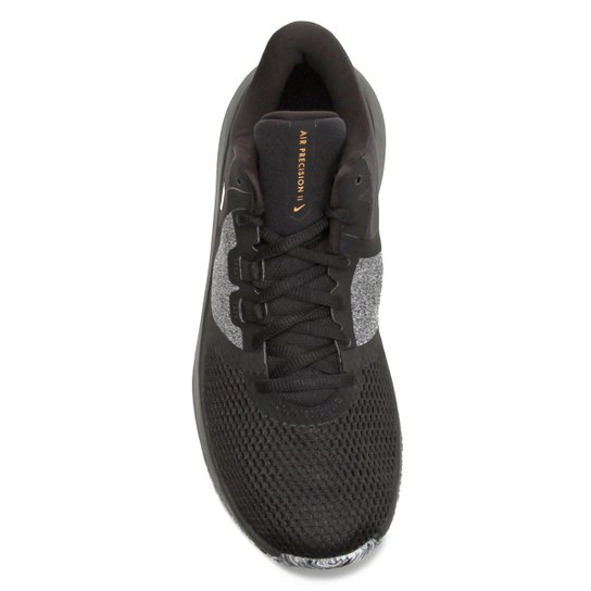 Tênis Nike Air Precision II Masculino - Preto+Dourado