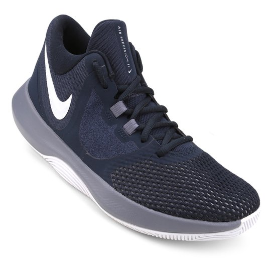 Tênis Nike Air Precision II Masculino - Marinho e Cinza é ruim? Tênis Nike Air Precision II Masculino - Marinho e Cinza é boa?