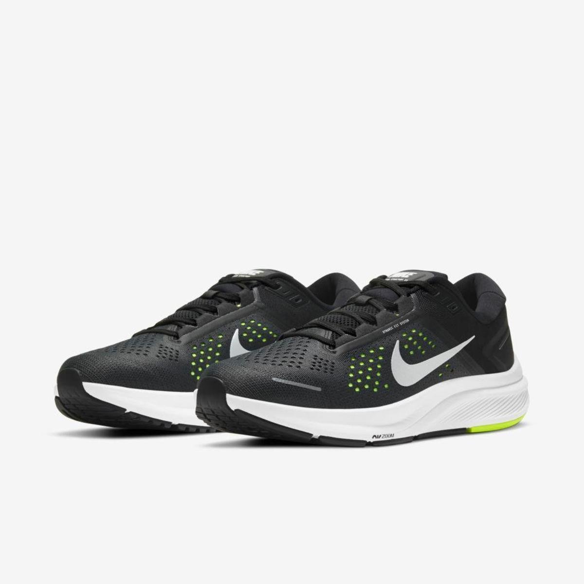 Tênis Nike Air Zoom Structure 23 Masculino - Preto | Netshoes